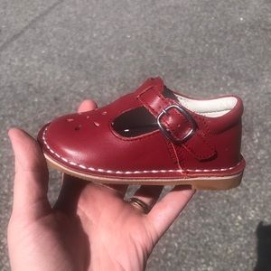 Toddler girls Lamour red shoes